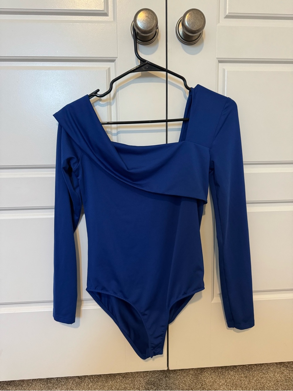 Zara Long Sleeve One-Piece in Deep Blue